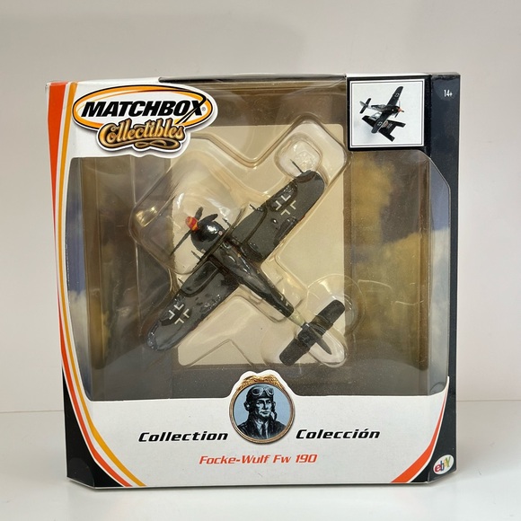 MATCHBOX Other - Matchbox Collectibles 1:72 Focke-Wulf Fw 190 (Red Tip) WWII Airplane NIB